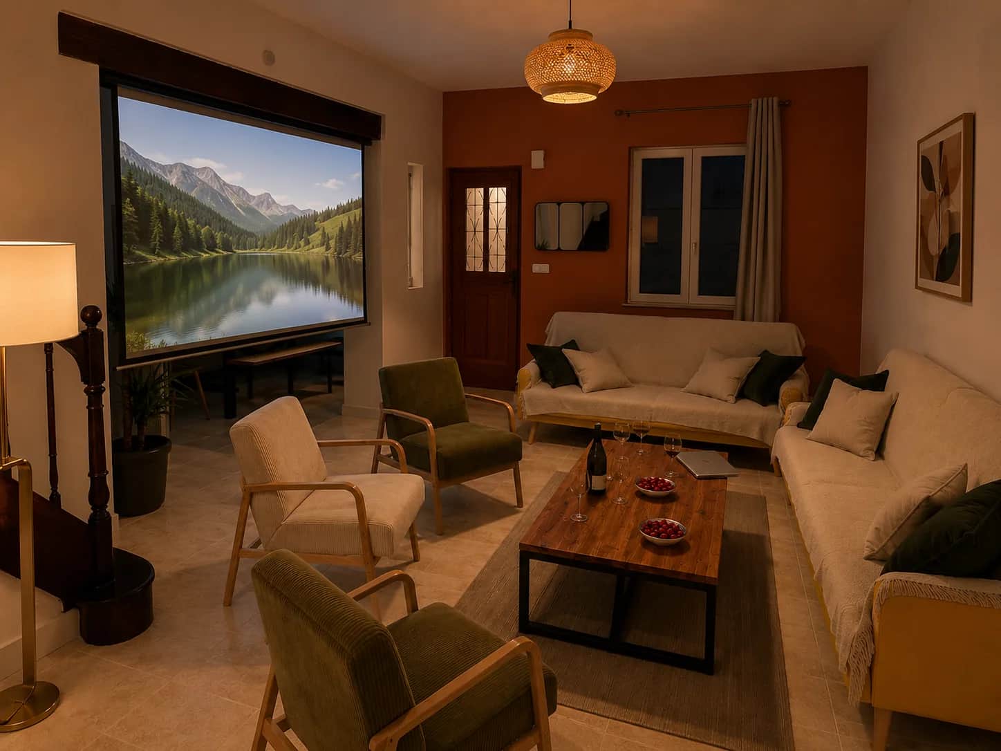 Home cinéma dans le salon