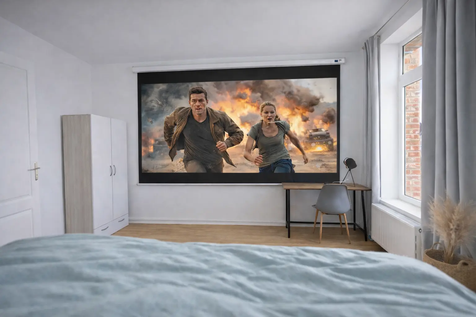 Home cinéma dans les chambres